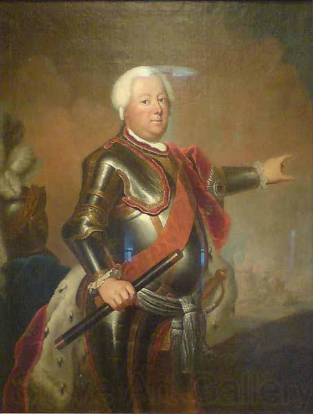 antoine pesne Portrait of Frederick William I of Prussia